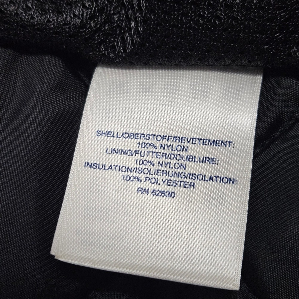 Lands End Black Hooded Parka Winter Minimalist Gorpcore Utility Insulated Mens M - Picture 5 of 9